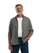 © opolja - Portrait of smiling mature man standing on transparent background
