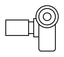 Poster - Camcorder, camera icon illustration on transparent background