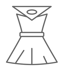 Poster - Dress, technology icon illustration on transparent background