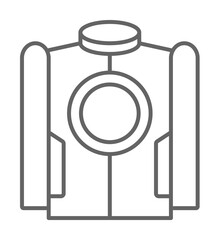 Poster - Jacket, technology icon illustration on transparent background
