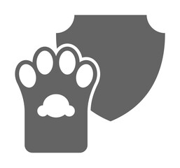 Poster - Insurance, animal, health, pet icon illustration on transparent background