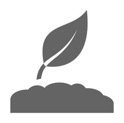 Poster - laboratory, growing plant icon illustration on transparent background
