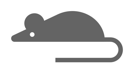 Poster - laboratory, mouse icon illustration on transparent background