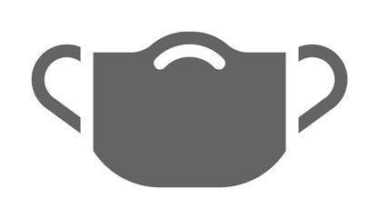 Poster - laboratory, mask icon illustration on transparent background