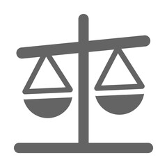Poster - laboratory, trial balance icon illustration on transparent background