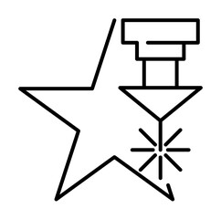Poster - Machinery icon illustration on transparent background