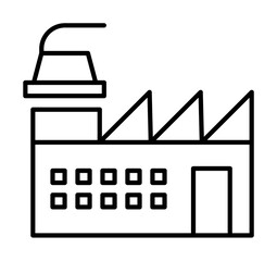 Poster - ecology, earth day, factory, pollution icon illustration on transparent background
