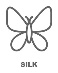 Poster - Silk icon illustration on transparent background