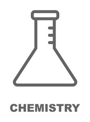 Poster - Chemistry icon illustration on transparent background