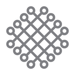 Poster - fishing net icon illustration on transparent background
