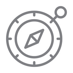 Poster - compass icon illustration on transparent background
