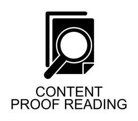Poster - content check icon illustration on transparent background