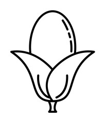 Poster - eggplant dusk style icon illustration on transparent background