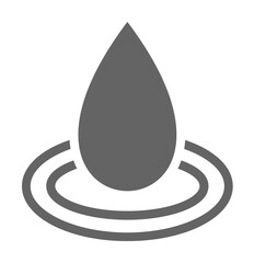 Poster - Water icon illustration on transparent background