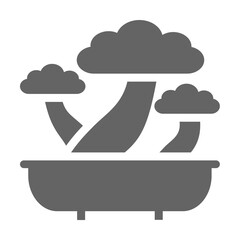 Poster - Bonsai icon illustration on transparent background