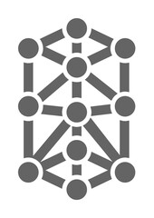 Poster - tree icon illustration on transparent background