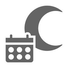 Poster - Ramadan icon illustration on transparent background