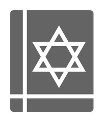 Poster - Judaism icon illustration on transparent background