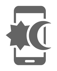Poster - Islam icon illustration on transparent background