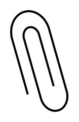 Poster - clip outline icon illustration on transparent background