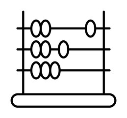 Poster - scores outline icon illustration on transparent background