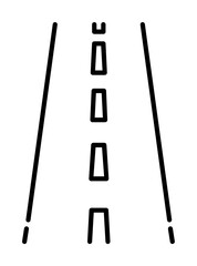 Poster - track icon illustration on transparent background