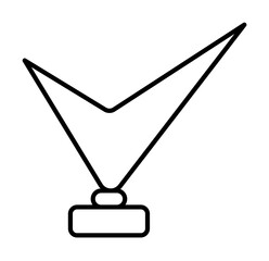 Poster - cup of quality icon illustration on transparent background