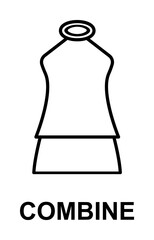 Poster - overalls icon illustration on transparent background