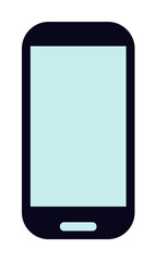 Poster - mobile phone icon illustration on transparent background