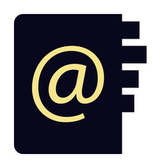 Poster - Email icon illustration on transparent background