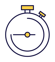 Poster - stopwatch icon illustration on transparent background