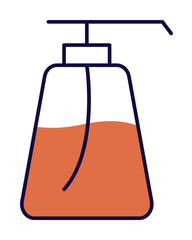 Poster - liquid soap icon illustration on transparent background