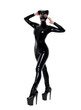 © Michael - Beautiful Woman in Latex Catsuit with Mask and Collar