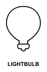 Sticker - light bulb icon illustration on transparent background