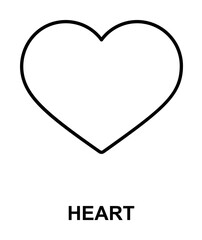 Poster - heart icon illustration on transparent background