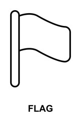 Poster - flag icon illustration on transparent background