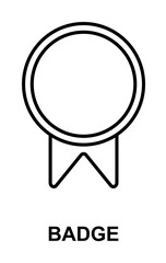 Poster - badge icon illustration on transparent background