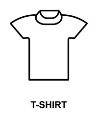 Poster - tshirt icon illustration on transparent background