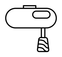 Poster - mixer icon illustration on transparent background