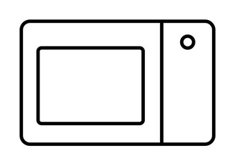 Poster - microwave icon illustration on transparent background