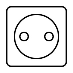 Poster - Sockets icon illustration on transparent background