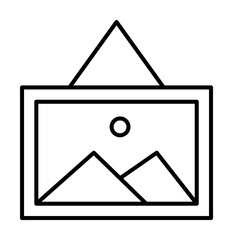 Aufkleber - picture icon illustration on transparent background