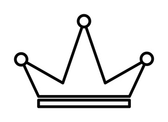Poster - crown icon illustration on transparent background