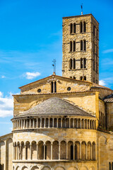 Canvas Print - old town of Arezzo in Italy