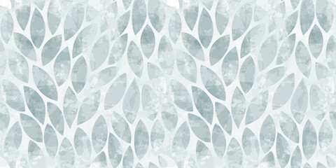 Sticker - Watercolor leaves seamless vector pattern. leaves background, textured jungle print