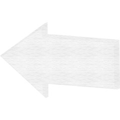 Leinwandbilder - Arrow symbol over white background
