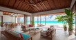 Luxurious Lifestyle: Living Inside a Tropical Villa in the Maldives generative ai