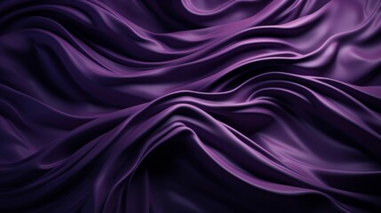 Poster - Purple Silk Fabric Background. Generative AI