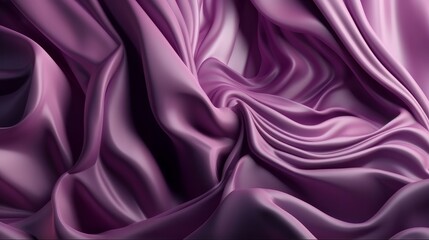 Poster - Purple Silk Fabric Background. Generative AI