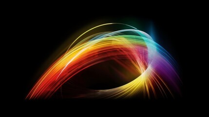Poster - Dark Multicolor modern elegant backdrop. Modern abstract illustration with gradient. Background for a cell phone. Generative ai
